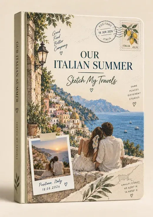 Front cover of Our Italian Summer: Illustrated