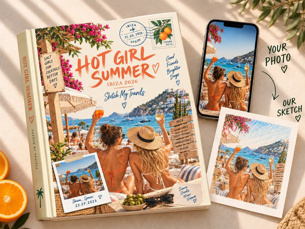 Hot Girl Summer book with a photo and its illustration