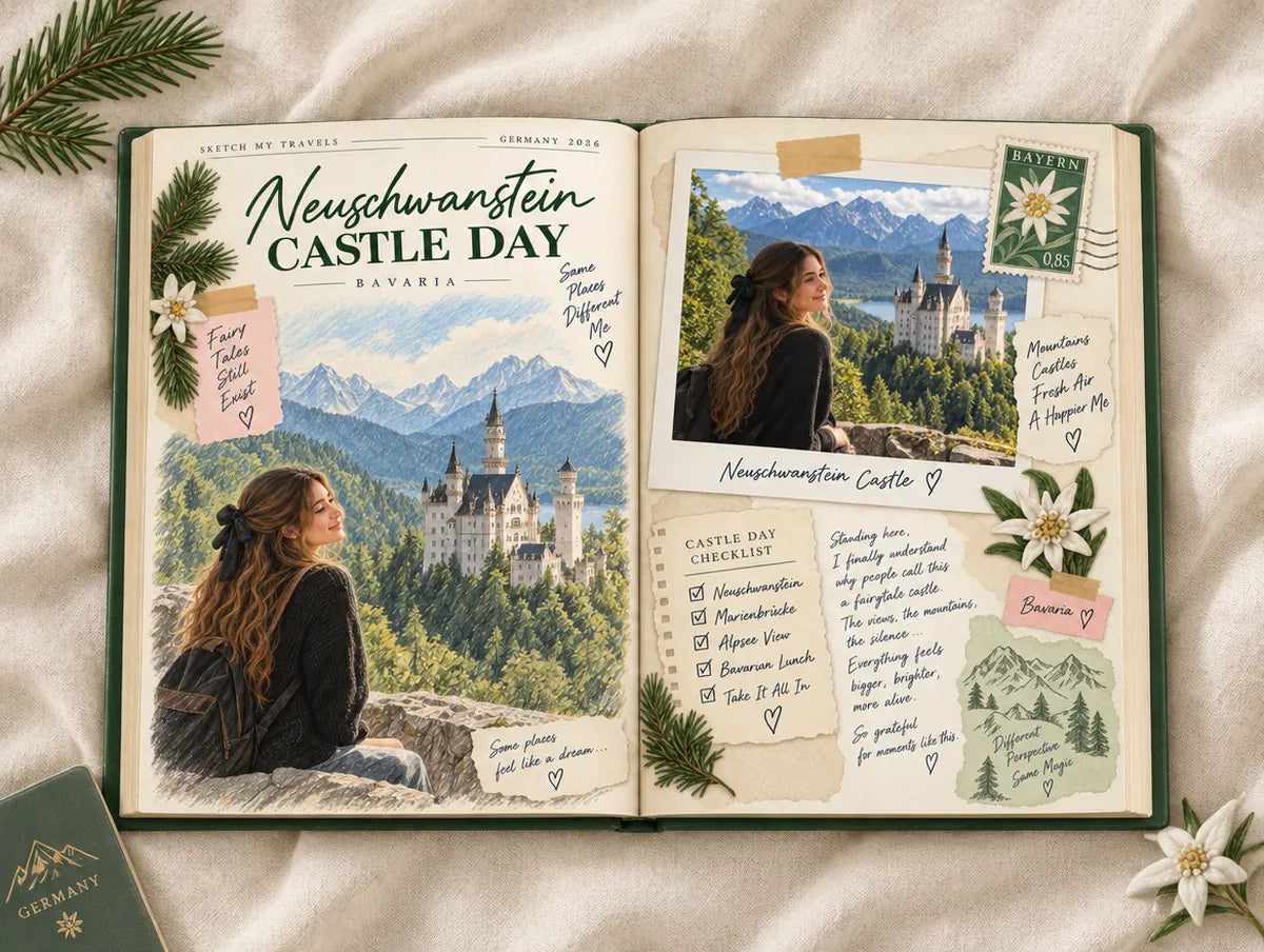 Inside pages of My First Solo Trip