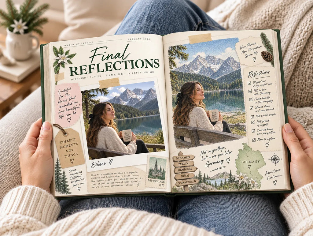 Inside pages of My First Solo Trip