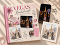 Vegas Bachelorette book with a photo and its illustration