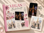 Vegas Bachelorette book with a photo and its illustration